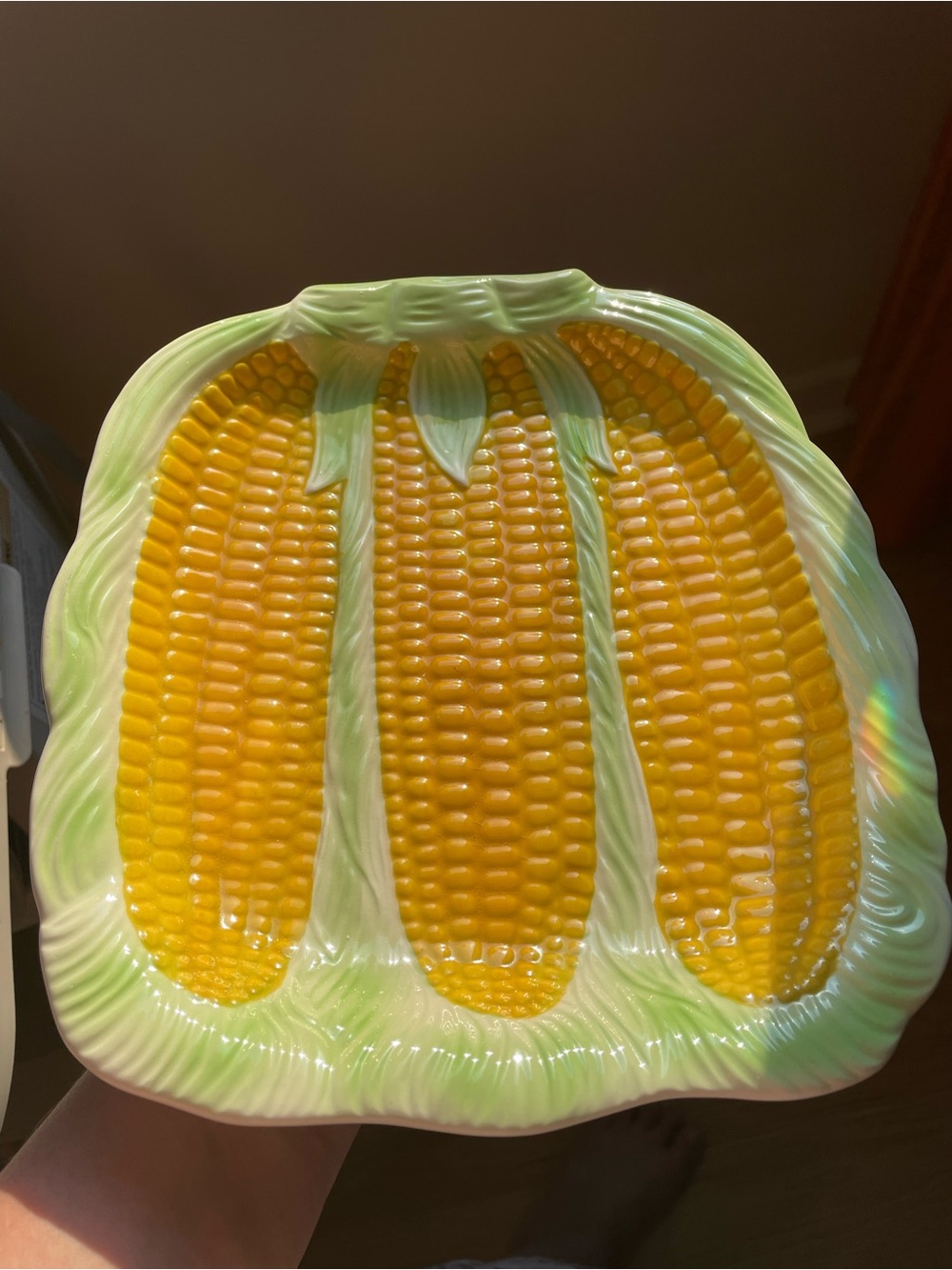 Vintage Corn on the Cob Plates
